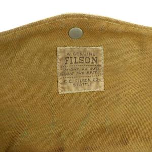 FILSON ショルダーバッグ 2way キャンバス レザー 茶 ブラウン