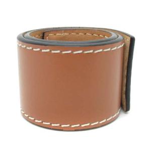 LOEWE スラップ ブレスレット スモール アナグラム ブラウン