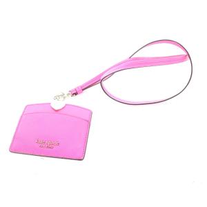 SPENCER HORIZONTAL LANYARD パスケース カードケース レザー ピンク PWRU8006