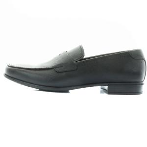 PRADA 2DC213 サフィアーノレザー コインローファー 8 ブラック 