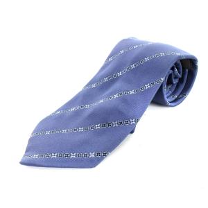 モノグラム ジャガード ネクタイ シルク ネイビー OH