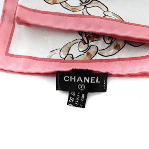 CHANEL グリポア スカーフ 大判 ジュエリー柄 シルク マルチ 