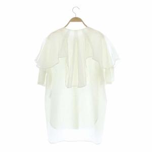 ENFOLD 22SS コットンタイプライターブラウス 38 ホワイト