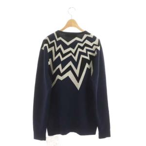 Neil Barrett サンダーボルト ニット L ネイビー