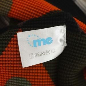 me ISSEY MIYAKE プリーツ加工総柄ハイネック長袖カットソー マルチカラー