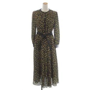 20AW MIA VINTAGE FLOWER DRESS ワンピース 長袖 ロング リボンベルト付き