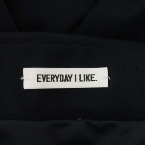 EVERYDAY I LIKE 22SS Jersey Long Tight スカート 36 ネイビー