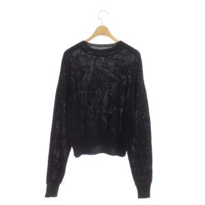 L'Appartement 22SS LINEN BOYS KNIT ネイビー