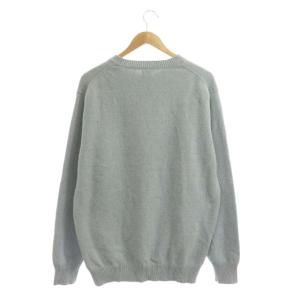 Ron Herman RHC Recycled Denim Sweater ニット セーター 長袖 M グレイッシュブルー