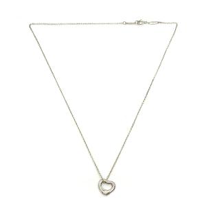 TIFFANY&Co. ペレッティ オープンハートネックレス アクセサリー 925 シルバー SH OH