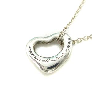 TIFFANY&Co. ペレッティ オープンハートネックレス アクセサリー 925 シルバー SH OH