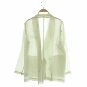 Diagram GRACE CONTINENTAL 22SS シャツテーラードジャケット ダブル シアー36 ミント