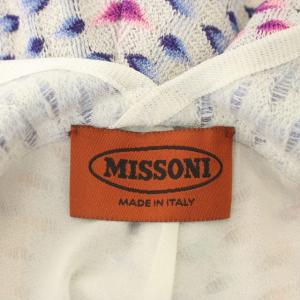 MISSONI ノースリーブ ワンピース ひざ丈 総柄 マルチカラー