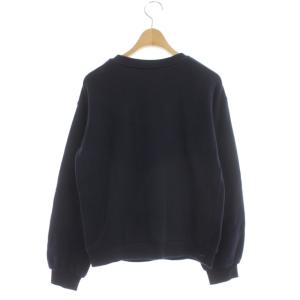 BLUE LABEL CRESTBRIDGE プリントプルオーバースウェット トレーナー ロゴ 38 ネイビー ホワイト