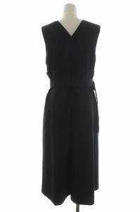 ADORE 21AW クリアクロスジャンパースカート ワンピース 38 黒