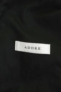 ADORE 21AW クリアクロスジャンパースカート ワンピース 38 黒