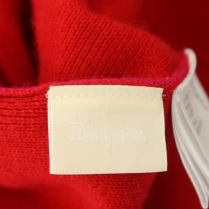 Diagram リバーニットカーディガン長袖 ロング アンゴラ混 ベルトリボン 36 ピンク