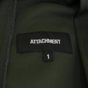 ATTACHMENT 20SS ノーカラージャケット 1 ダークグリーン