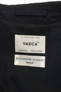 YAECA SOUTIEN COLLAR COAT ロング スプリングコート 比翼ボタン S ネイビー