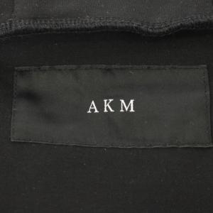 AKM ジップアップラインパーカー S ブラック