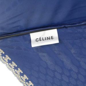 CELINE 傘 晴雨兼用 マカダム柄 ブルー