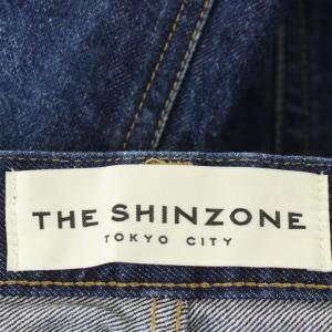 Shinzone CARROT DENIM デニムパンツ テーパード コットン 32 インディゴ