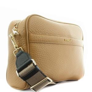 FURLA BAPWAVR CHD000 AVRIL ショルダーバッグ レザー ロゴ ブラウン