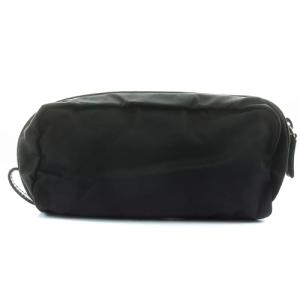 PRADA ポーチ 小物入れ ロゴ ナイロン ブラック