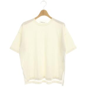 20SS ウォッシャブルコットンニットカットソー 38 ホワイト