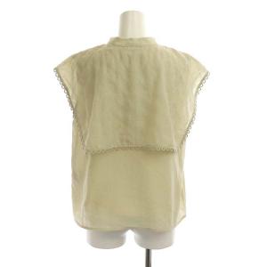 CELFORD 21SS スカラップモチーフブラウス 38 ベージュ