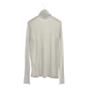 ATON MODAL SILK JERSEY ハイネックロングスリーブ カットソー  長袖 02 グレー