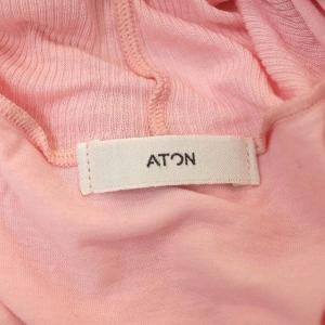 ATON MODAL SILK JERSEY カットソー 02 ピンク