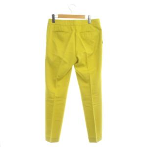 Drawer スリムカラーパンツ ウール混 38 イエロー