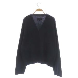 Martin Margiela 1 20年製  Vネックニットカーディガン  S ネイビー