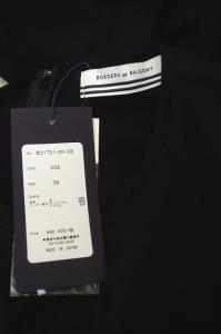 BORDERS at BALCONY ワンピース フレア 36 ブラック