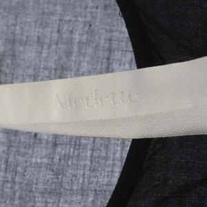 Merlette クルーネックティアードワンピース XS ブラック