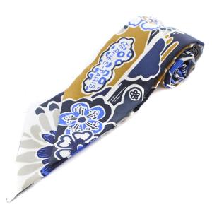 21AW スカーフ ツイリー Bingata 紅型 marine tabac blanc 紺