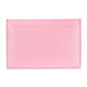 PRADA 1M0208 カードケース 名刺入れ レザー ピンク 
