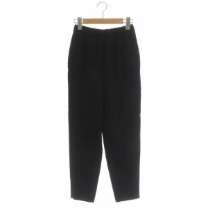 21AW ダブルクロス Relax TROUSERS テーパードパンツ イージー 34 ブラック