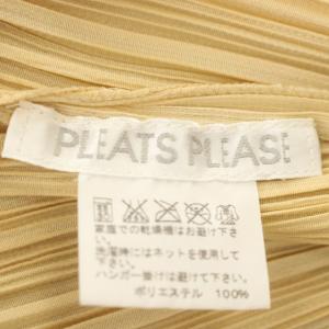 PLEATS PLEASE ISSEY MIYAKE イッセイミヤケ カットソー プリーツ 3 ベージュ