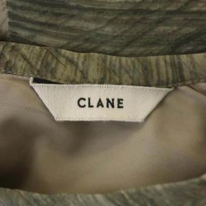 CLANE RADIAL LINE TWIST ONE PIECE ラジアルラインツイストワンピース 1 カーキ