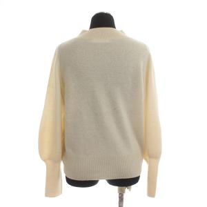CELFORD 20AW カシミヤニットプルオーバー 長袖 オープンショルダー ボリュームスリーブ 36 アイボリー