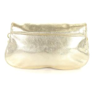 TORY BURCH ショルダーバッグ フラップデザイン チェーンショルダー レザー ゴールド色