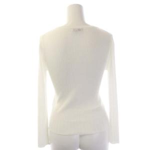 TOCCA AJISAI CARDIGAN カーディガン リブ XS ホワイト