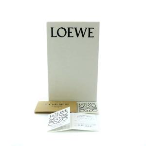 LOEWE CARREMONOGRAM スカーフ アナグラム シルク ブルー