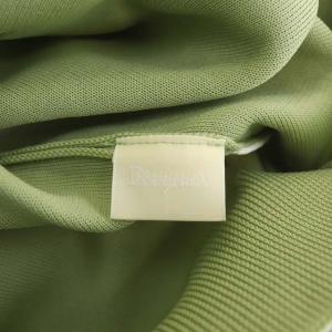 GRACE CONTINENTAL 22SS ニットパーカー ジップアップ フード 36 イエローグリーン