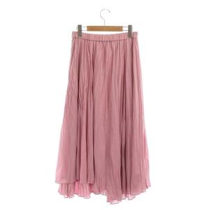 CELFORD 20AW イレギュラーヘムプリーツスカート 38 ピンク