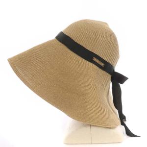 Athena New York ペーパーハット リボン ブラウン