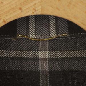 Deuxieme Classe 19SS ジップチェック柄シャツジャケット ブルゾン ミドル丈 ダークブラウン グレー