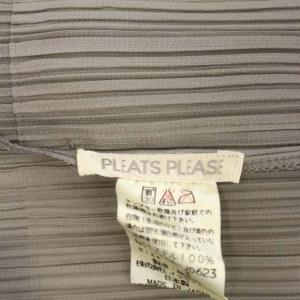 PLEATS PLEASE ISSEY MIYAKE ISSEY MIYAKE プリーツノーカラージャケット 3 グレー